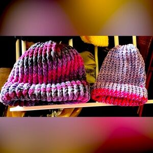 🎬FREE GIFT!Matching Crocheted Hats for Adult and Child.. summer clearance 💜💗  💜🩷